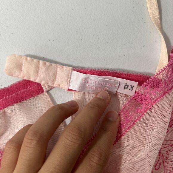 Victorias Secret Cami Tank Top Womens‎ 36C Pink Tiered Babydoll - Picture 6 of 7